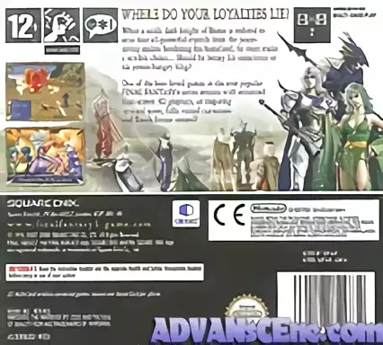 Image n° 2 - boxback : Final Fantasy IV